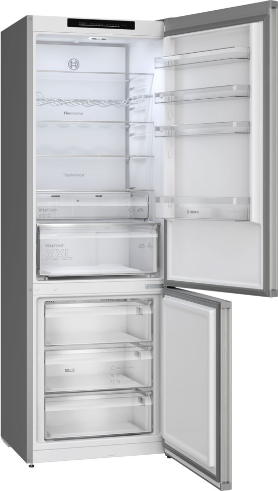 KGN492LCF Serie 4 Frigorifero Combinato da libera installazione 203 x 70 cm Metal look Classe C