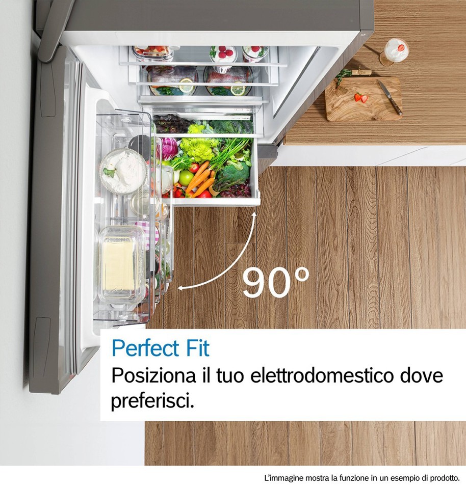 KGN492LCF Serie 4 Frigorifero Combinato da libera installazione 203 x 70 cm Metal look Classe C