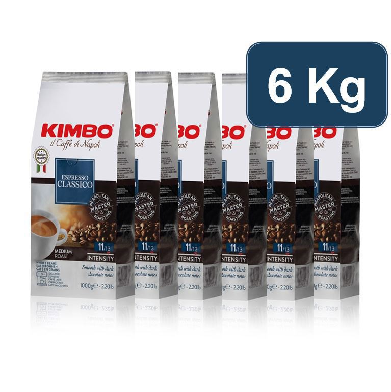Kimbo caffè in grani Classico PACK 6 kg