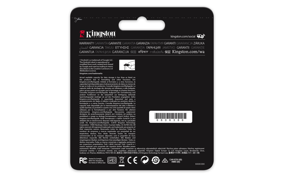 Kingston Technology Canvas Go! memoria flash 64 GB MicroSDXC UHS-I Classe 10