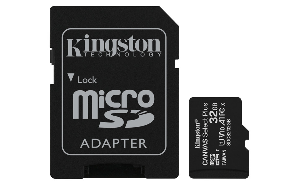 Kingston Technology Canvas Select Plus memoria flash 32 GB MicroSDHC UHS-I Classe 10