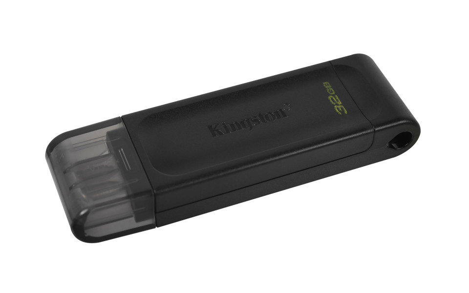 Kingston Technology DataTraveler 70 unità flash USB 32 GB USB tipo-C 3.2 Gen 1 (3.1 Gen 1) Nero