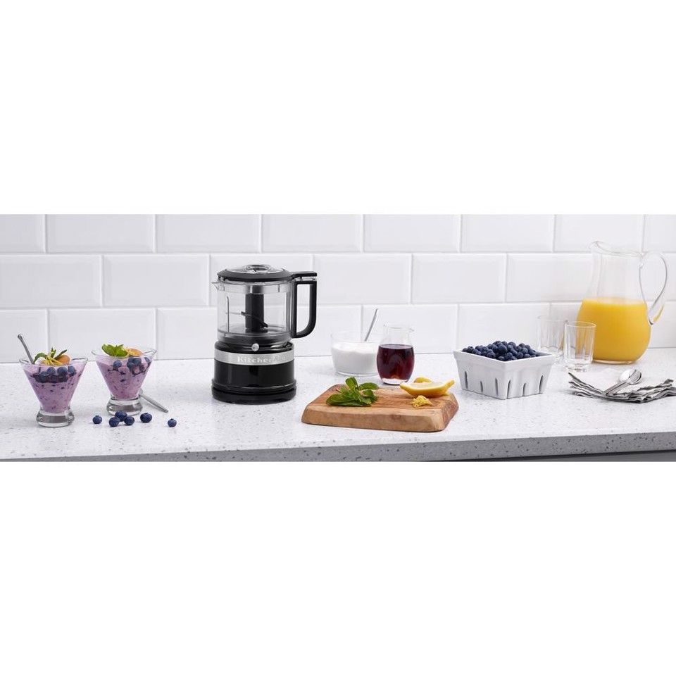 KitchenAid 5KFC3516EOB 0,83 L 240 W Nero, Acciaio inox