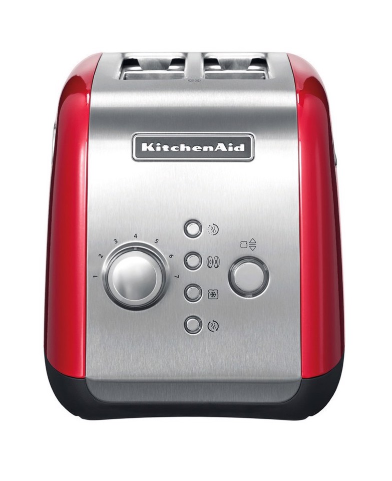 KitchenAid 5KMT221 2 fetta/e 1100 W Rosso, Acciaio inossidabile
