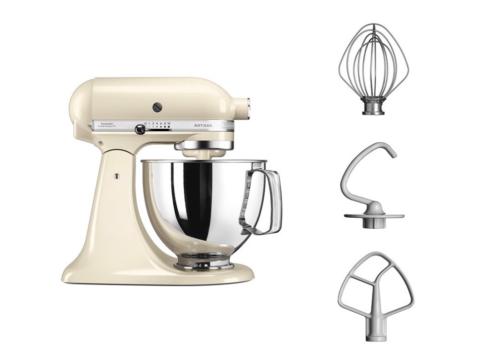 KitchenAid 5KSM125EAC robot da cucina 300 W 4,8 L Crema