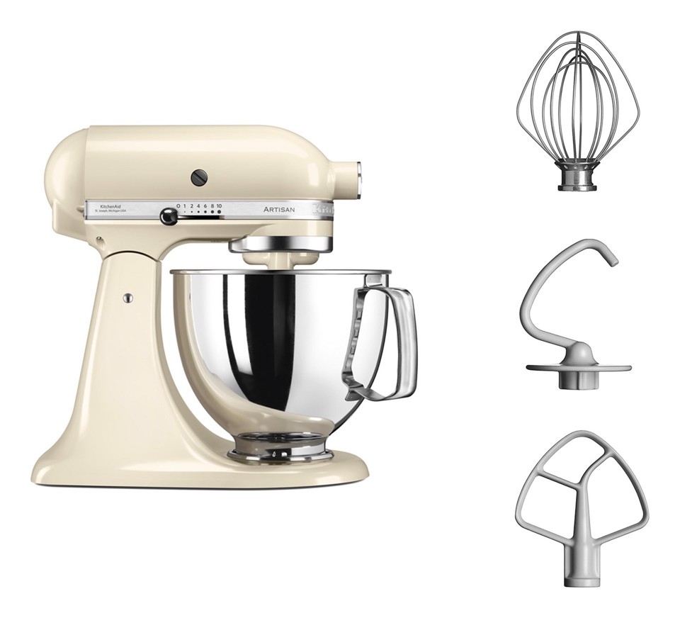 KitchenAid 5KSM125EAC Sbattitore con base 300 W Crema