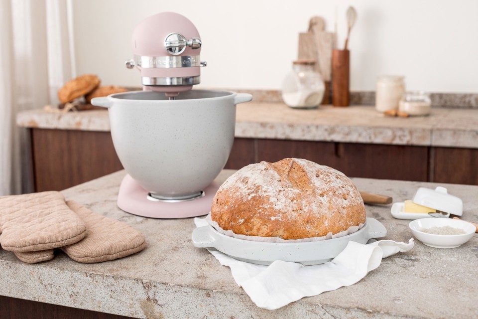 KitchenAid 5KSM2CB5BGS ciotola per pane compatibile con impastatore artisan