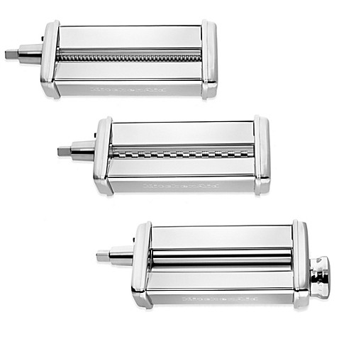 KitchenAid 5KSMPRA accessorio Sfogliatrice a 3 pezzi con set per tagliare la pasta