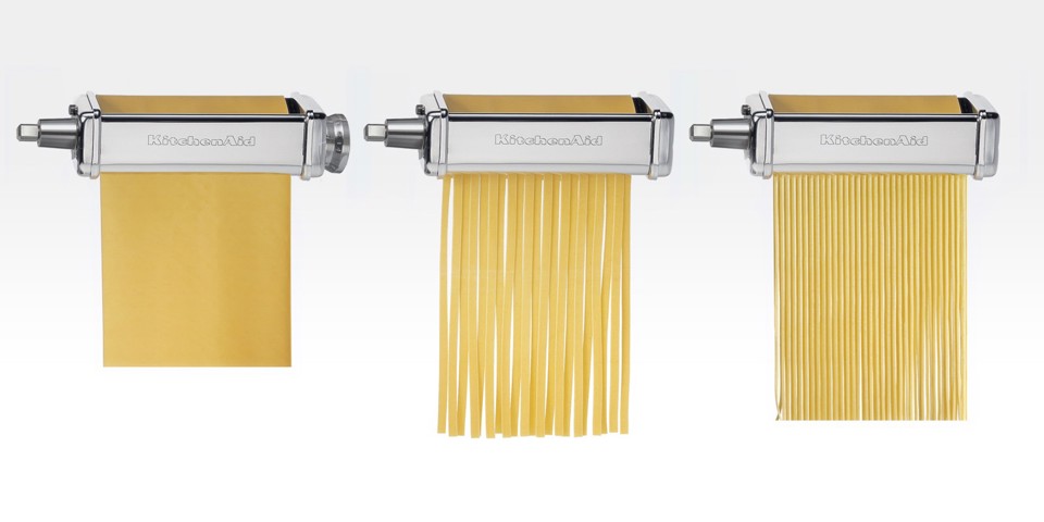 KitchenAid 5KSMPRA accessorio Sfogliatrice a 3 pezzi con set per tagliare la pasta