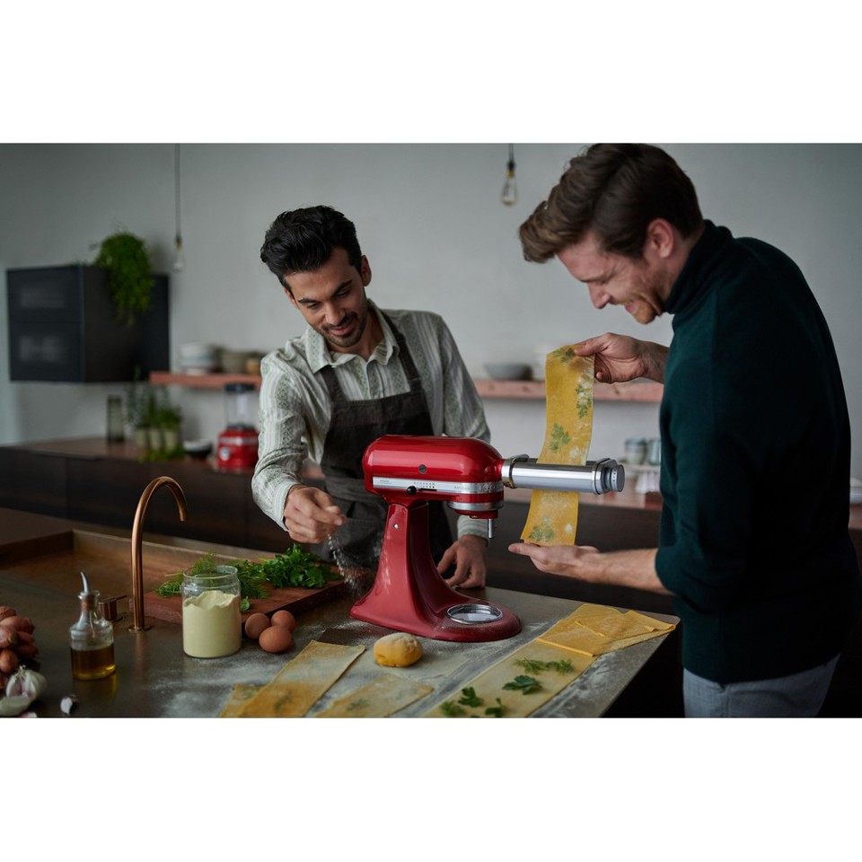KitchenAid 5KSMPRA accessorio Sfogliatrice a 3 pezzi con set per tagliare la pasta