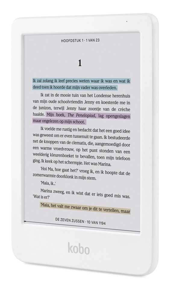 Kobo Clara Colour lettore e-book Touch screen 16 GB Wi-Fi Bianco