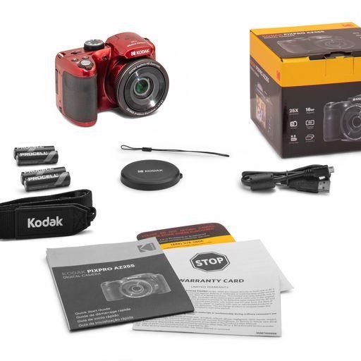 Kodak PIXPRO AZ255 1/2.3" Fotocamera compatta 16,35 MP BSI CMOS 4608 x 3456 Pixel Rosso