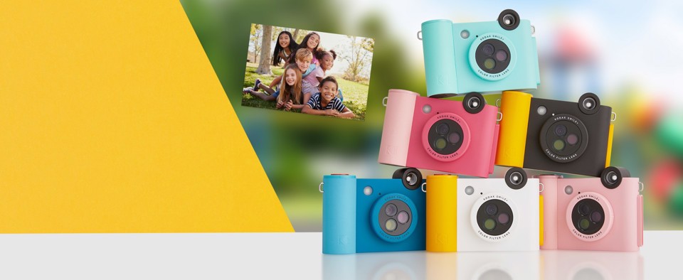 Kodak Smile+ 50,8 x 76,2 mm Nero, Giallo