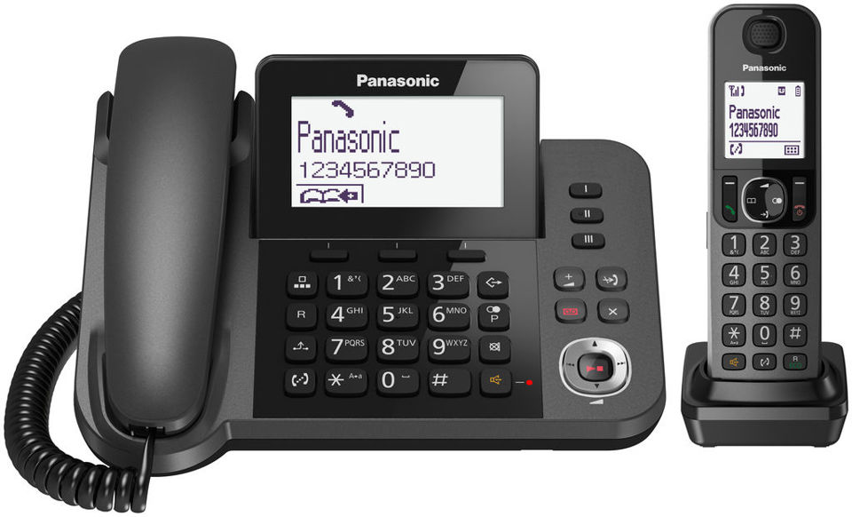 Panasonic KX-TGF320E telefono Telefono DECT Identificatore di chiamata Nero