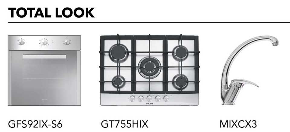 Glem Gas  Lavello 86X50 Inox 1Vs Dx