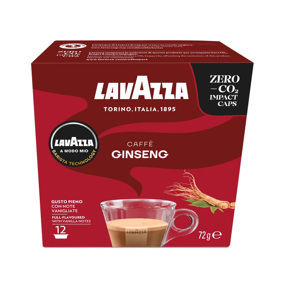 Lavazza A Modo Mio Caffè Ginseng, 12 Capsule
