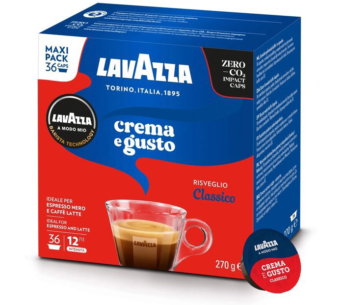 Lavazza A Modo Mio capsule caffè Crema e Gusto, 36 Capsule