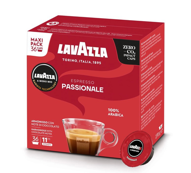 Lavazza A Modo Mio capsule caffè Passionale, 36 Capsule