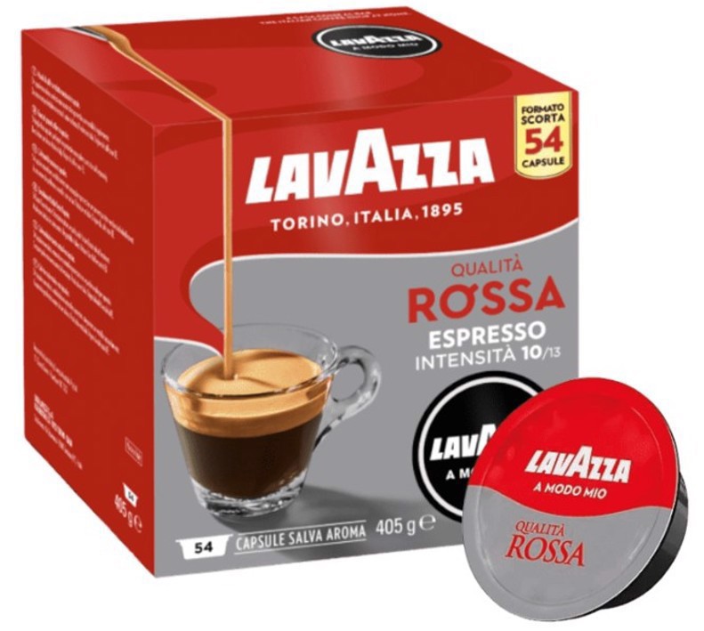 Lavazza A Modo Mio Capsule caffè Qualità Rossa, 54 pz
