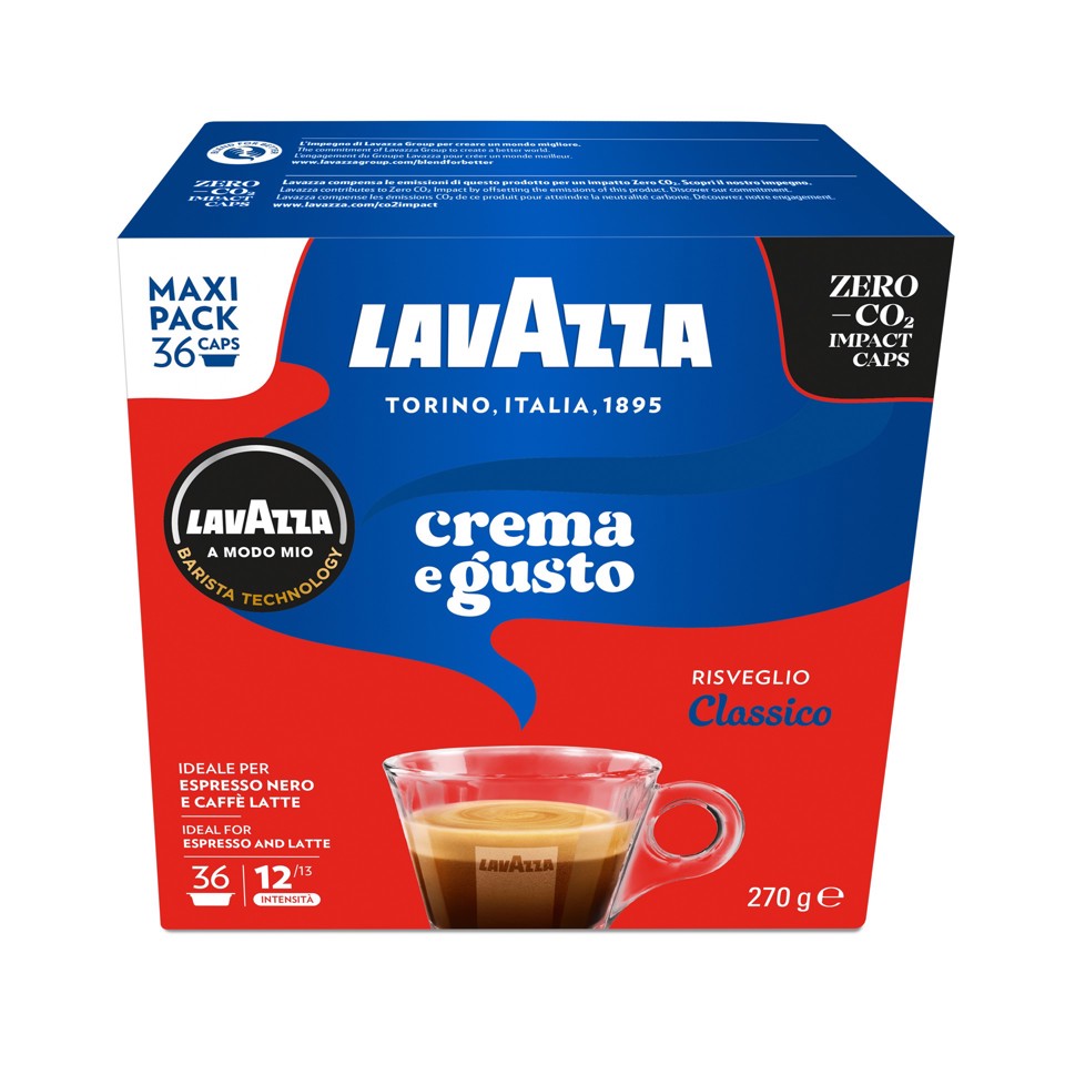 Lavazza A Modo Mio capsule caffè Crema e Gusto, 36 Capsule