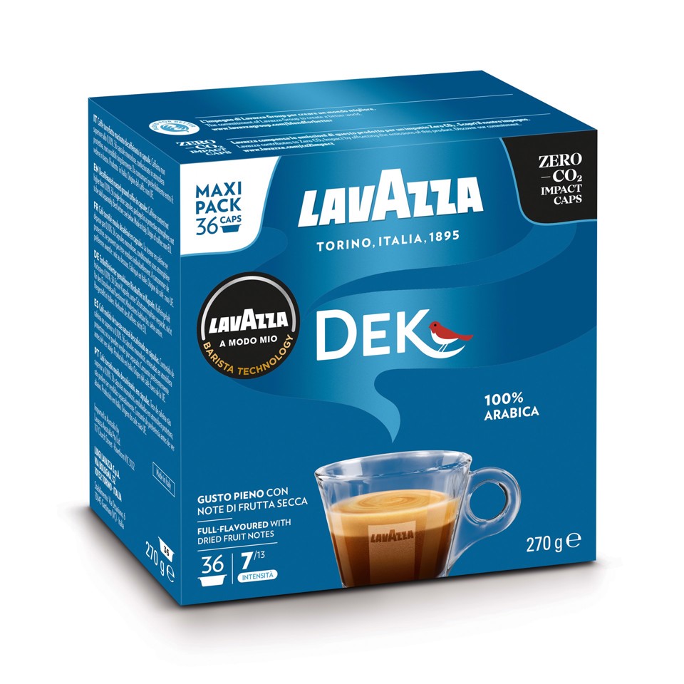 Lavazza A Modo Mio capsule caffè Dek Cremoso, 36 Capsule