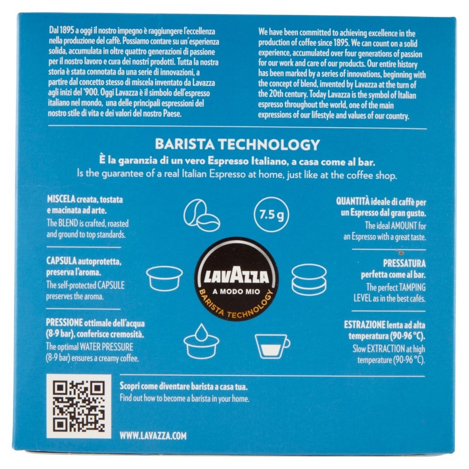 Lavazza A Modo Mio capsule caffè Dek Cremoso, 36 Capsule