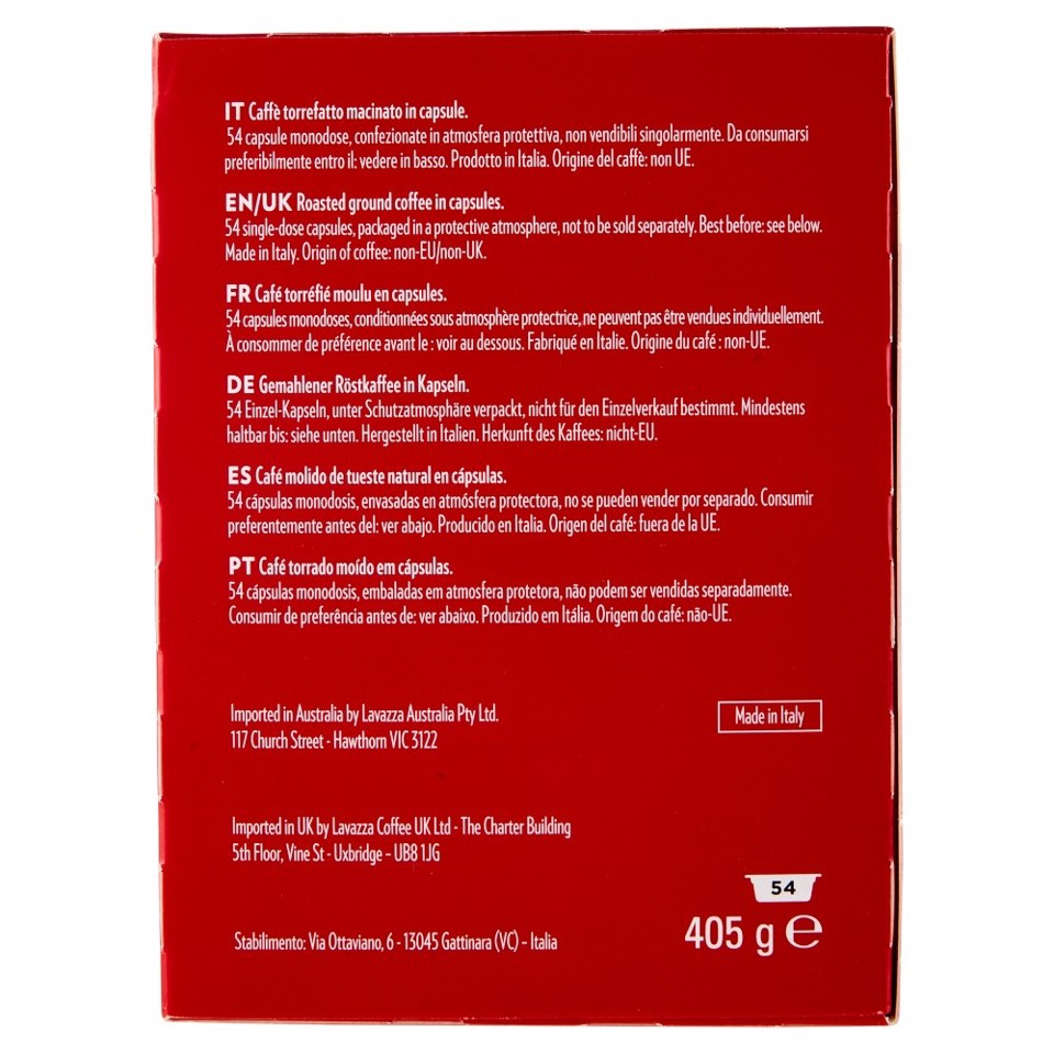 Lavazza A Modo Mio capsule caffè Passionale, 54 Capsule