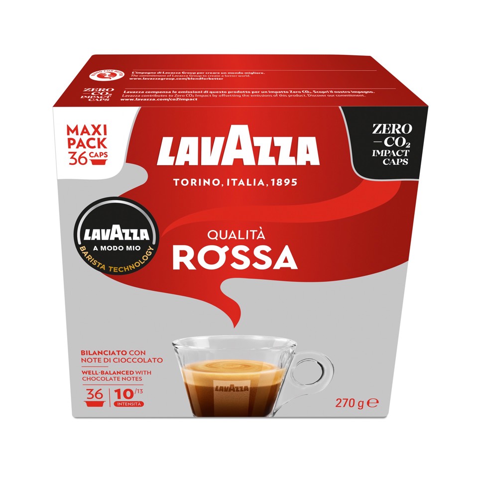 Lavazza A Modo Mio Capsule caffè Qualità Rossa, 36 pz