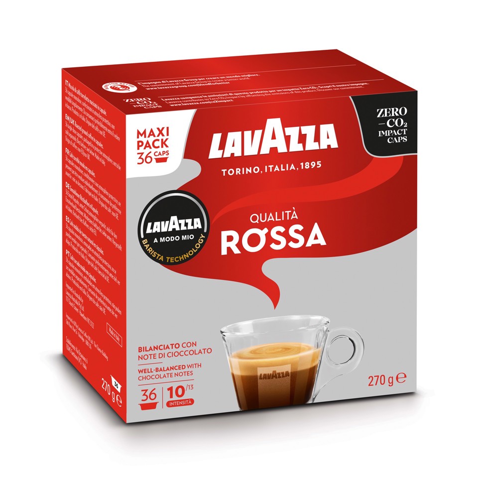Lavazza A Modo Mio Capsule caffè Qualità Rossa, 36 pz