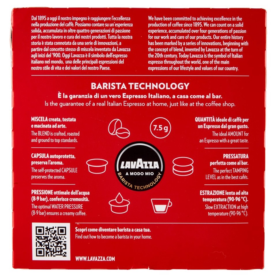 Lavazza A Modo Mio Qualità Rossa, 54 Capsule