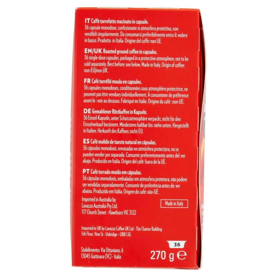 Lavazza Capsule A Modo Mio Suerte, 36 Capsule
