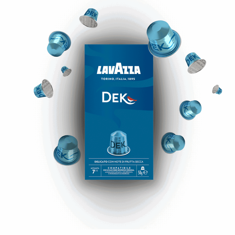 Lavazza Capsule caffè Compatibili Nespresso Dek, 10 pz