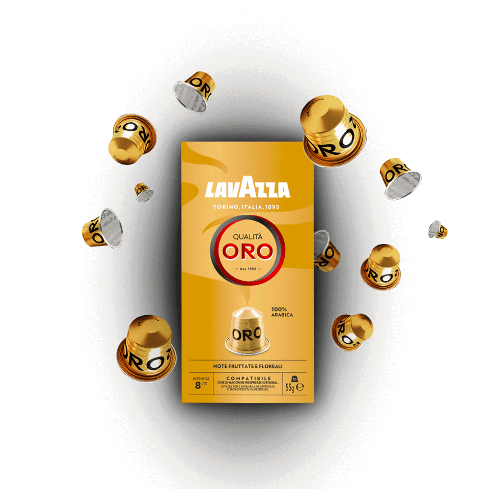 Lavazza Capsule caffè Compatibili Nespresso Qualità Oro, 10 pz