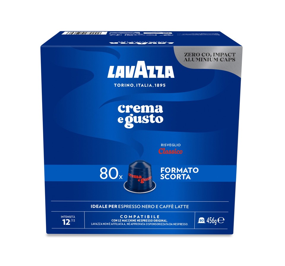 Lavazza Capsule caffè Compatibili Nespresso Crema e Gusto, 80 pz