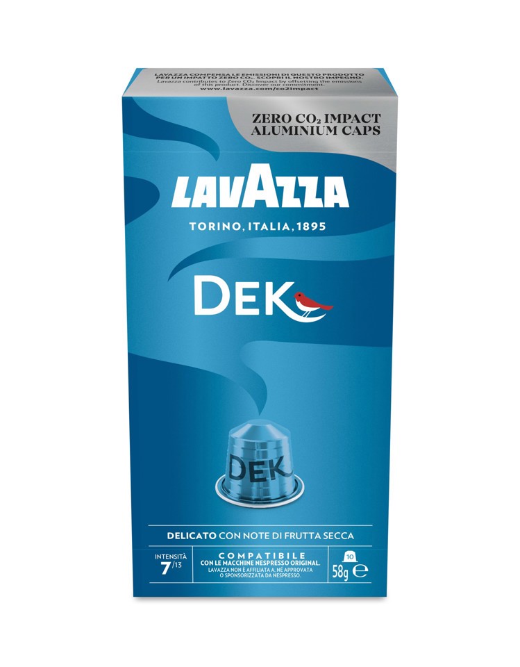 Lavazza Capsule caffè Compatibili Nespresso Dek, 10 pz