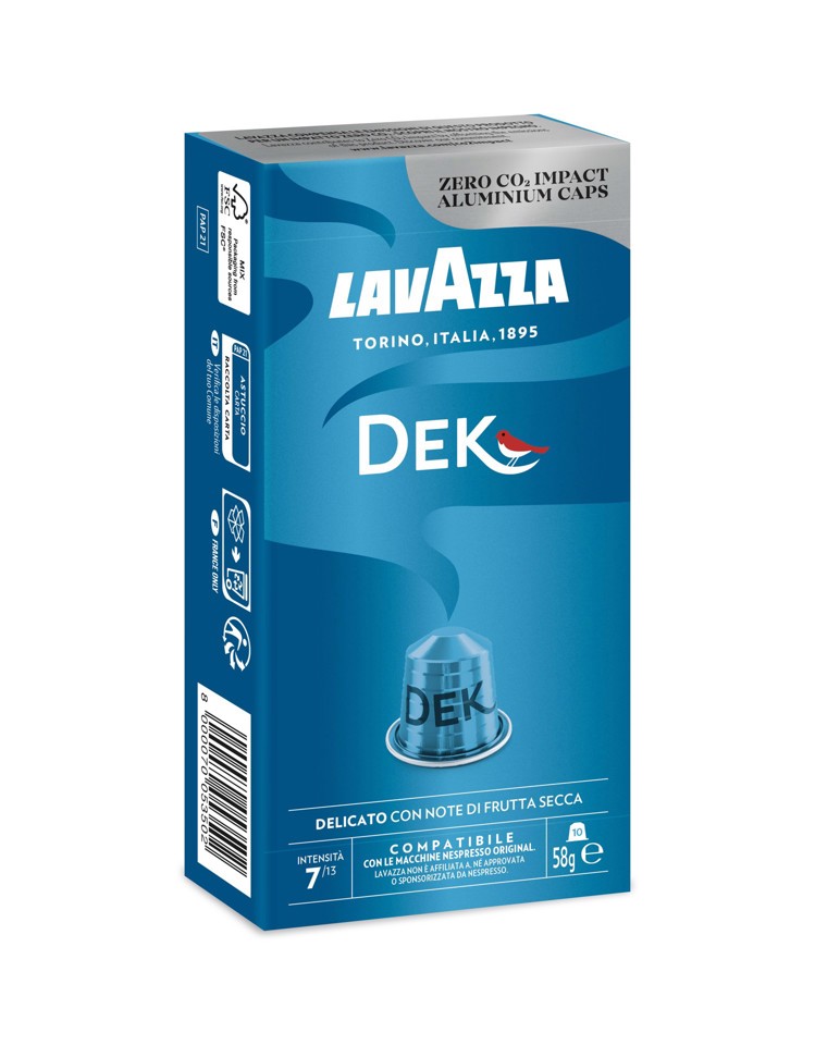 Lavazza Capsule caffè Compatibili Nespresso Dek, 10 pz