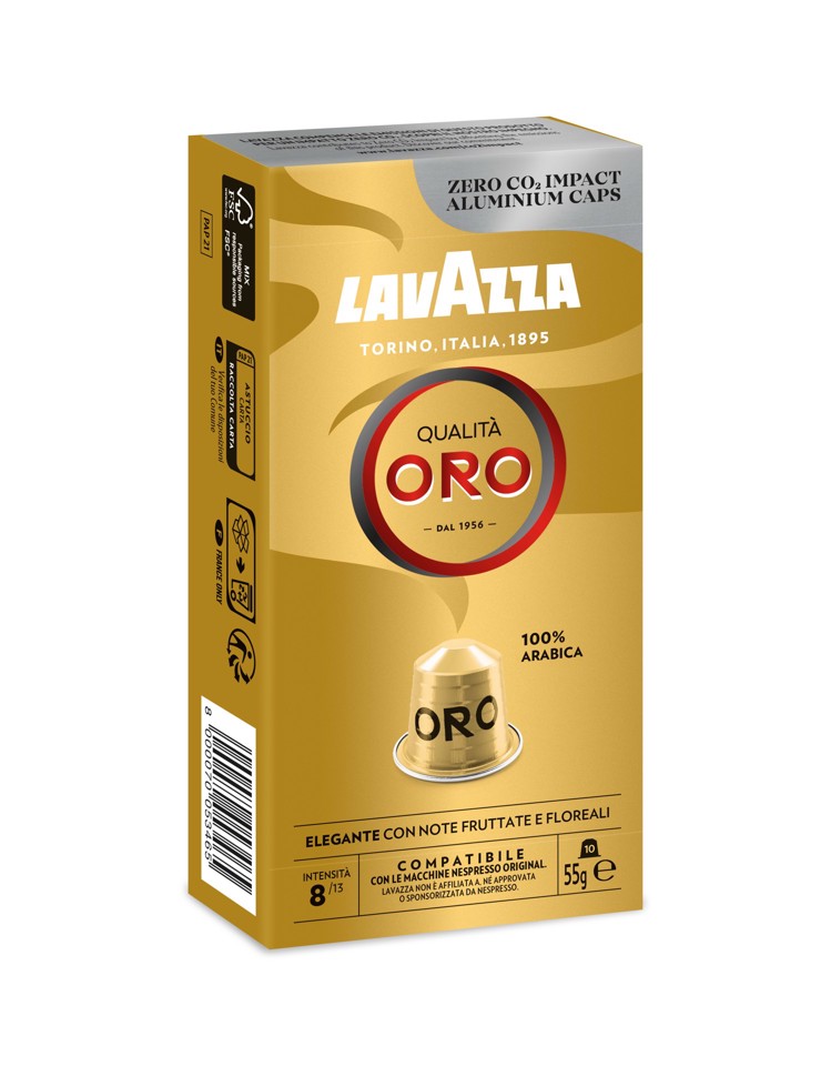 Lavazza Capsule caffè Compatibili Nespresso Qualità Oro, 10 pz