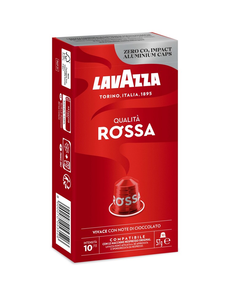 Lavazza Capsule caffè Compatibili Nespresso Qualità Rossa, 10 pz