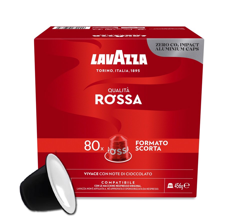 Lavazza Capsule Compatibili Nespresso Qualità Rossa, 80 pz