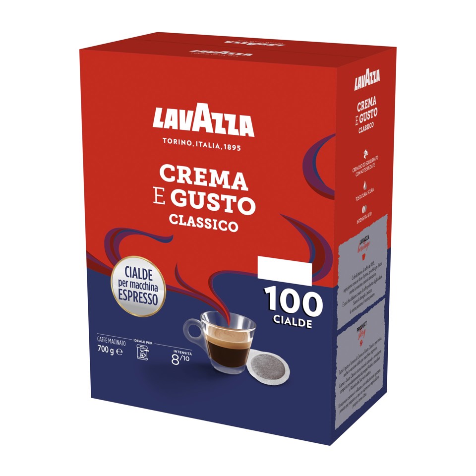 Lavazza Crema E Gusto Classico Cialde caffè 100 pz