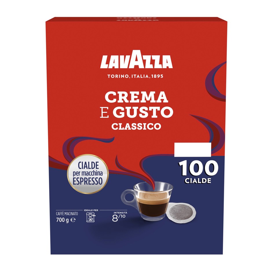 Lavazza Crema E Gusto Classico Cialde caffè 100 pz
