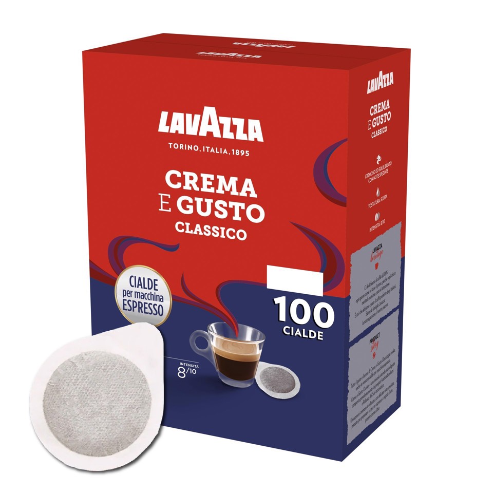Lavazza Crema E Gusto Classico Cialde caffè 100 pz