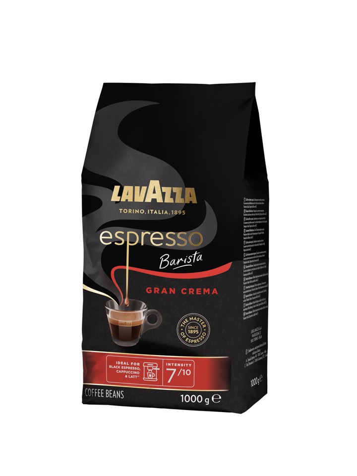 Lavazza Espresso Barista Gran Crema Caffè in Grani, 1Kg