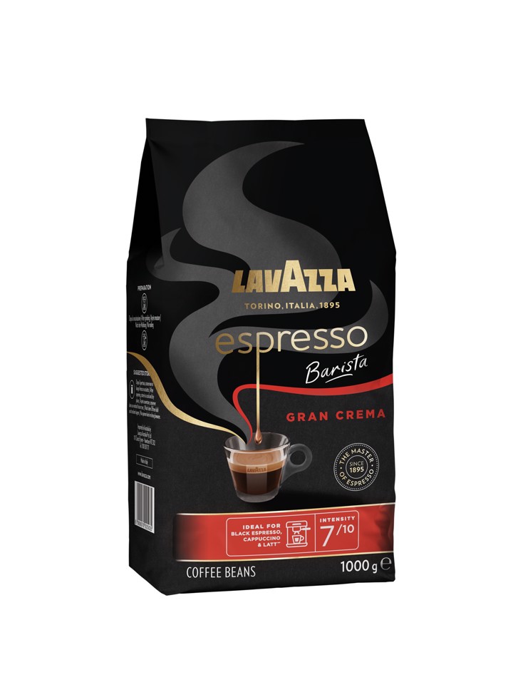 Lavazza Espresso Barista Gran Crema Caffè in Grani, 1Kg