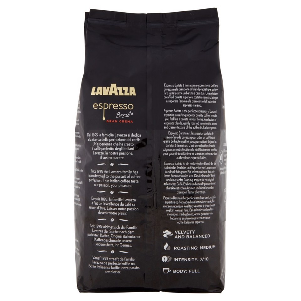 Lavazza Espresso Barista Gran Crema Caffè in Grani, 1Kg