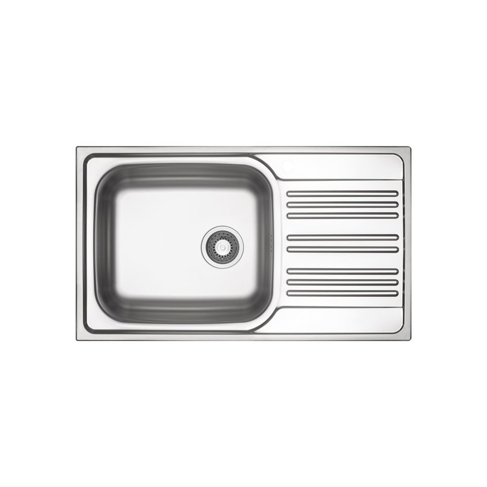 LAVELLO CITY 86 cm, 1 vasca - Acciaio Inox