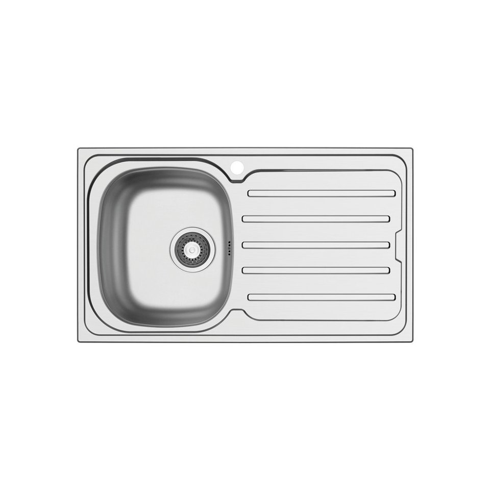 LAVELLO METROPOL 86 cm, 1 vasca - Acciaio Inox