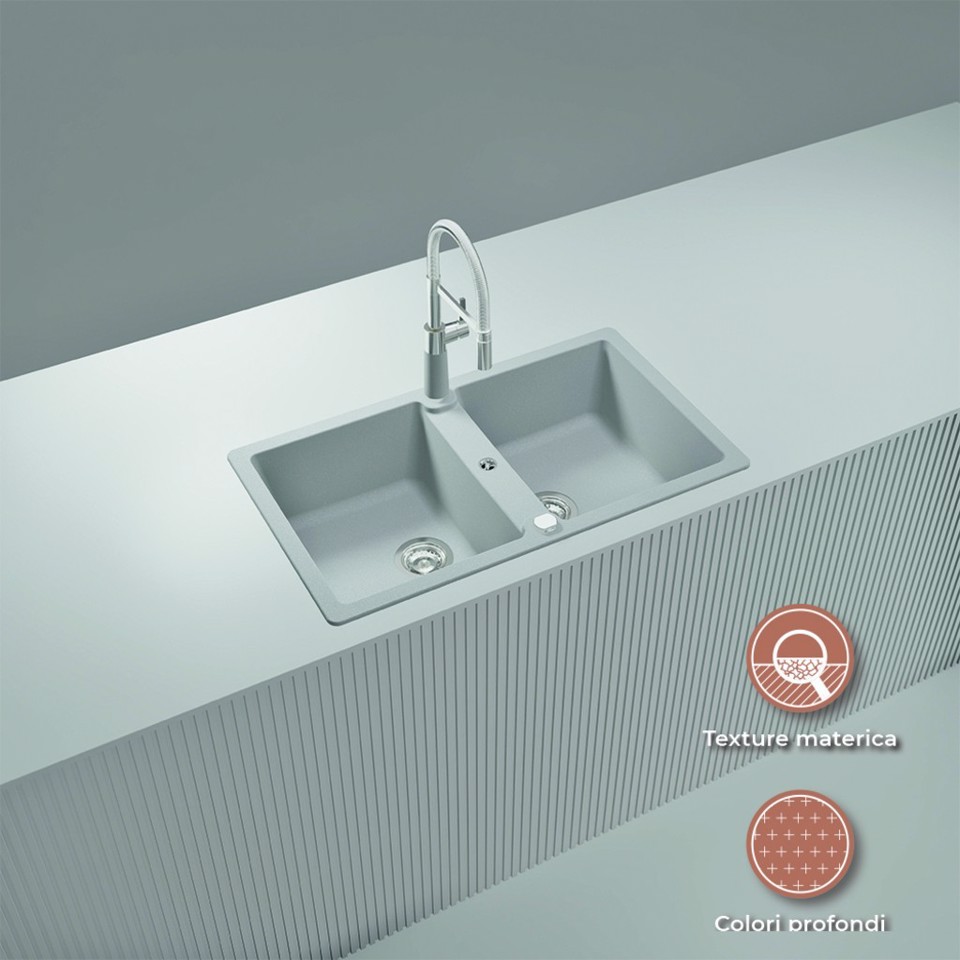 LAVELLO_86X50 2 vas.BIANCO OPACO