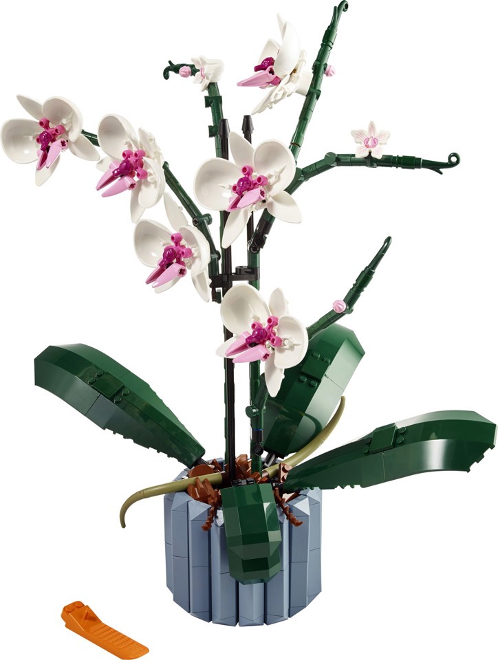 LEGO Botanicals 10311 Orchidea Modellino da Costruire con Fiori Finti e Vaso
