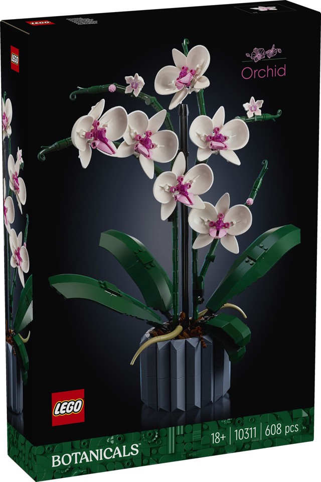LEGO Botanicals 10311 Orchidea Modellino da Costruire con Fiori Finti e Vaso